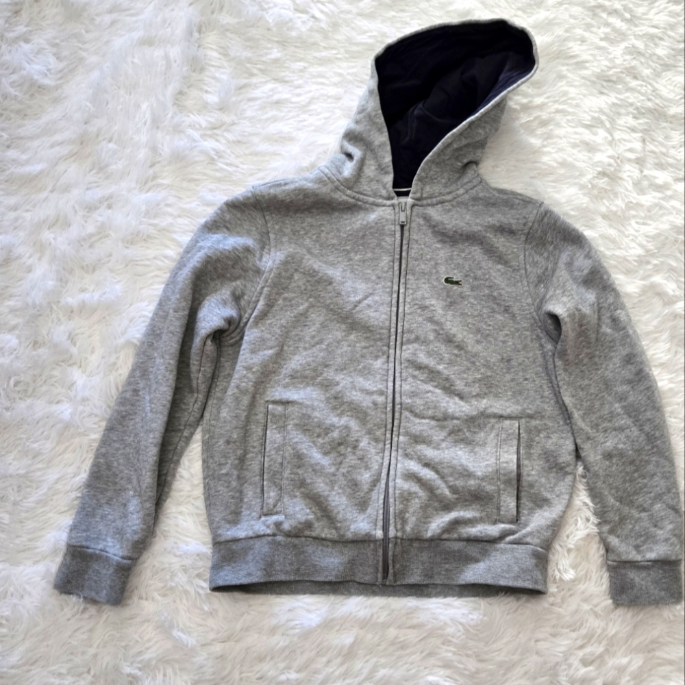Lacoste Kids Sports Tennis Zippered Fleece Jacket